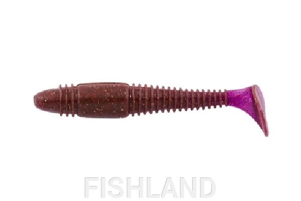Виброхвосты съедобные Lucky John Tioga Fat 10см (5шт) цвет S13 от компании FISHLAND - фото 1