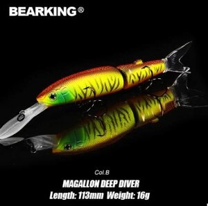 Воблер Bearking Jackall Magallon SS 113mm, 16gr, 1,5m, Color B