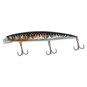 Воблер JACKALL Rada Minnow 114S тонущий, 114мм, 17гр, 0-0,5м hl silver & black