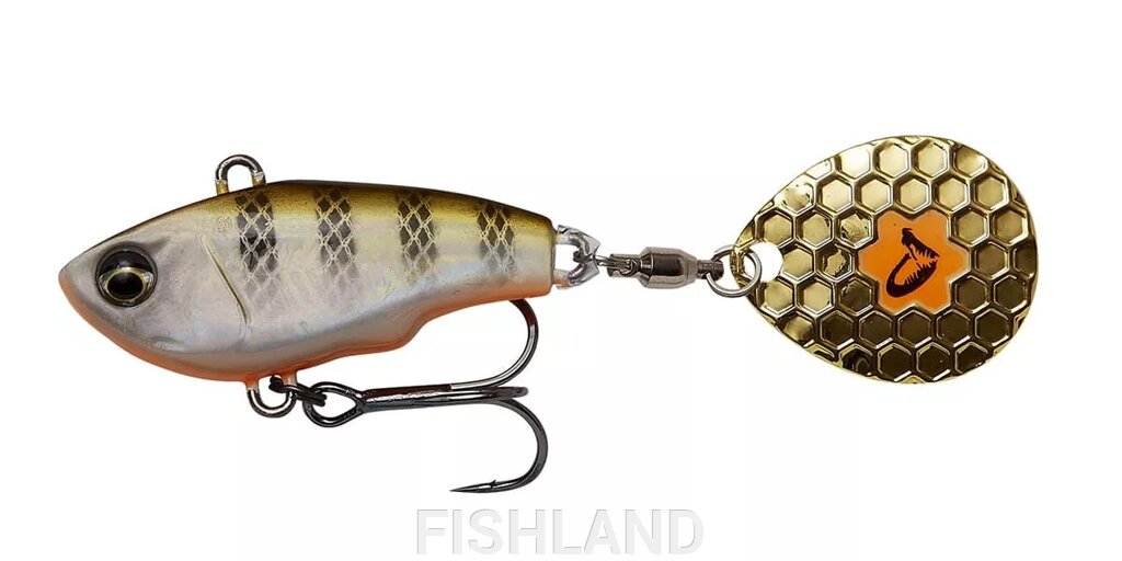 Воблер Savage Gear Fat Tail SPIN 55 5.5cm 9g SINKING PERCH от компании FISHLAND - фото 1