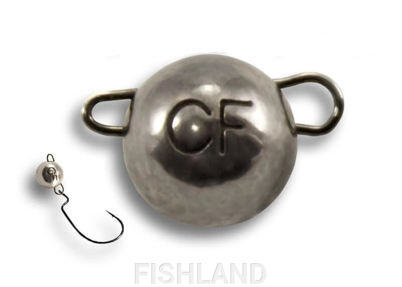 Вольфрамовая чебурашка Crazy Fish 1г цвет серебро (6шт) от компании FISHLAND - фото 1