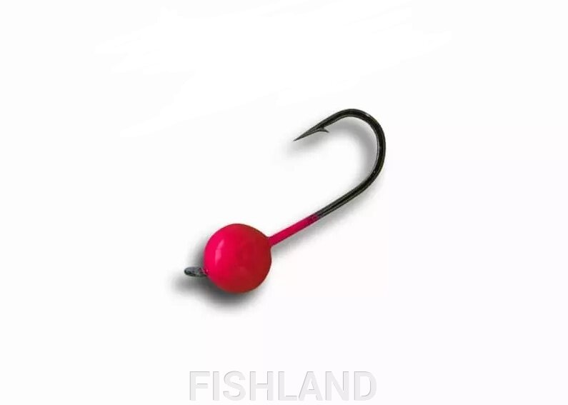 Вольфрамовая джиг-головка 0,45г цвет розовый от компании FISHLAND - фото 1
