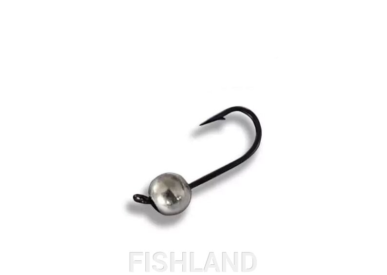 Вольфрамовая джиг-головка 0,45г цвет серебро от компании FISHLAND - фото 1