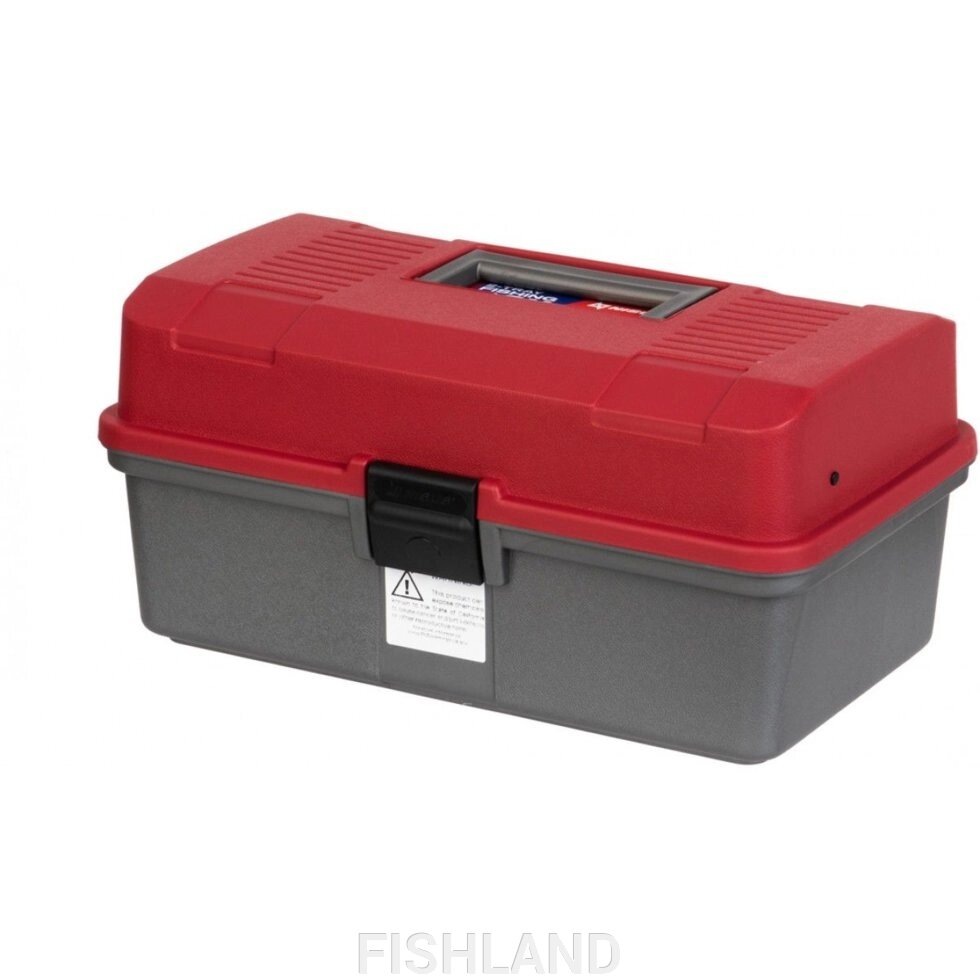 Ящик рыболова двухполочный красный NISUS Fishing 2-tray box NISUS red от компании FISHLAND - фото 1