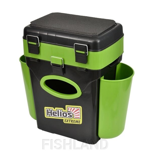 Ящик зимний "FishBox" (10л) зеленый Helios от компании FISHLAND - фото 1