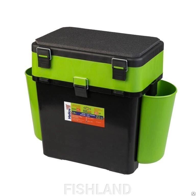 Ящик зимний "FishBox" (19л) зеленый Helios от компании FISHLAND - фото 1