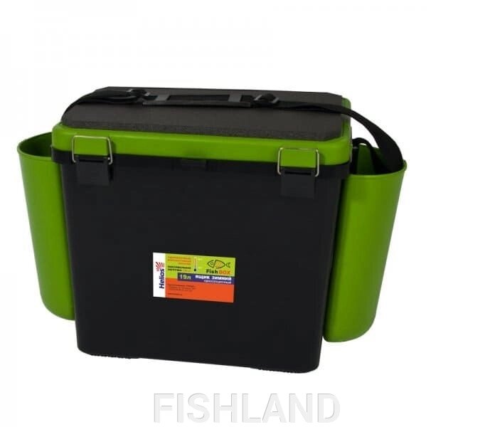 Ящик зимний FishBox односекционный (19л)) зеленый Helios от компании FISHLAND - фото 1