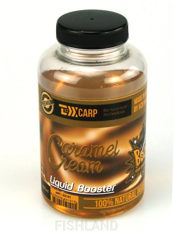 Жидкая добавка TEXX Carp Liquid Booster# Caramel Cream 400мл от компании FISHLAND - фото 1