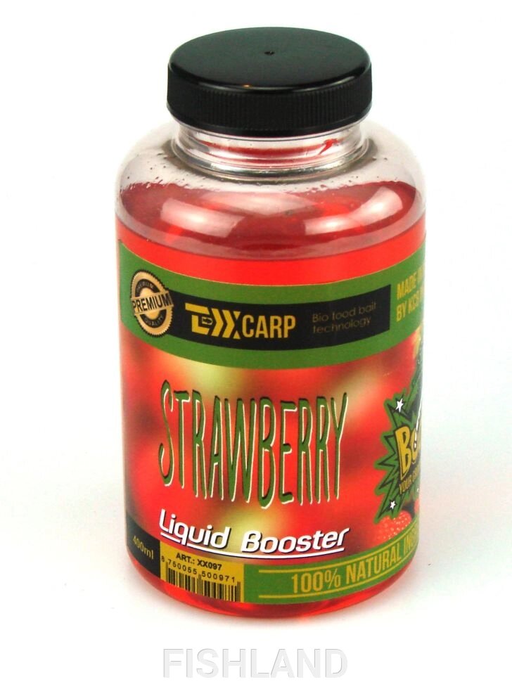Жидкая добавка TEXX Carp Liquid Booster# Strawberry 400мл от компании FISHLAND - фото 1