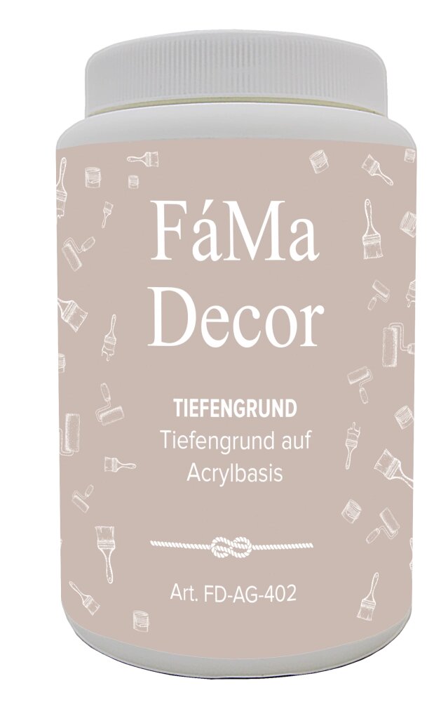 FaMa Decor Грунт функциональный глубокого проникновения Tiefengrund 1 л от компании ООО "ДАРСТРОЙ" - фото 1