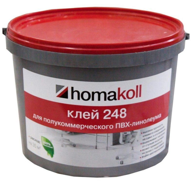 Клей для линолеума homakoll 248, 7кг от компании ООО "ДАРСТРОЙ" - фото 1