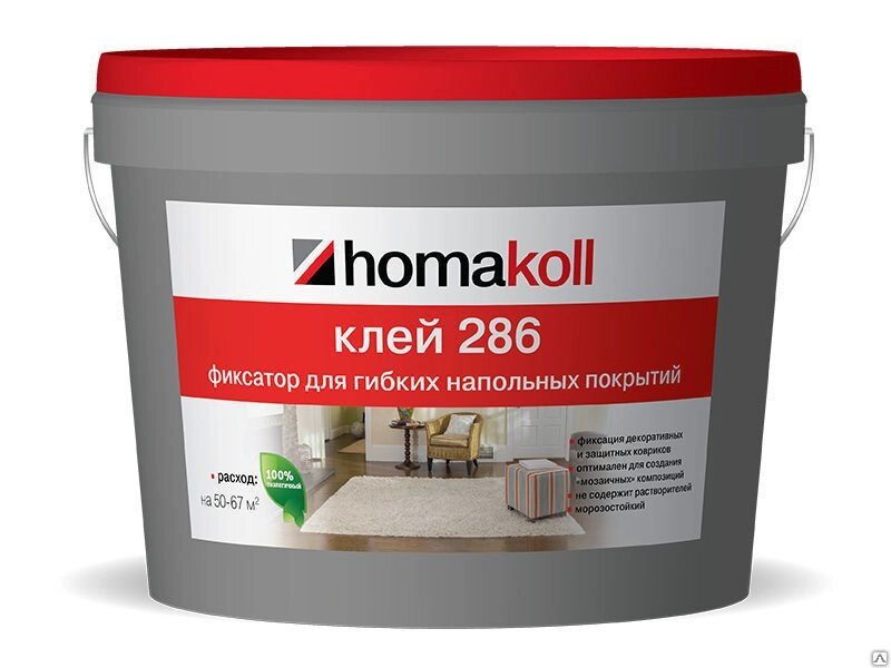 Клей-фиксатор Homakoll 286 уп. 3 кг от компании ООО "ДАРСТРОЙ" - фото 1