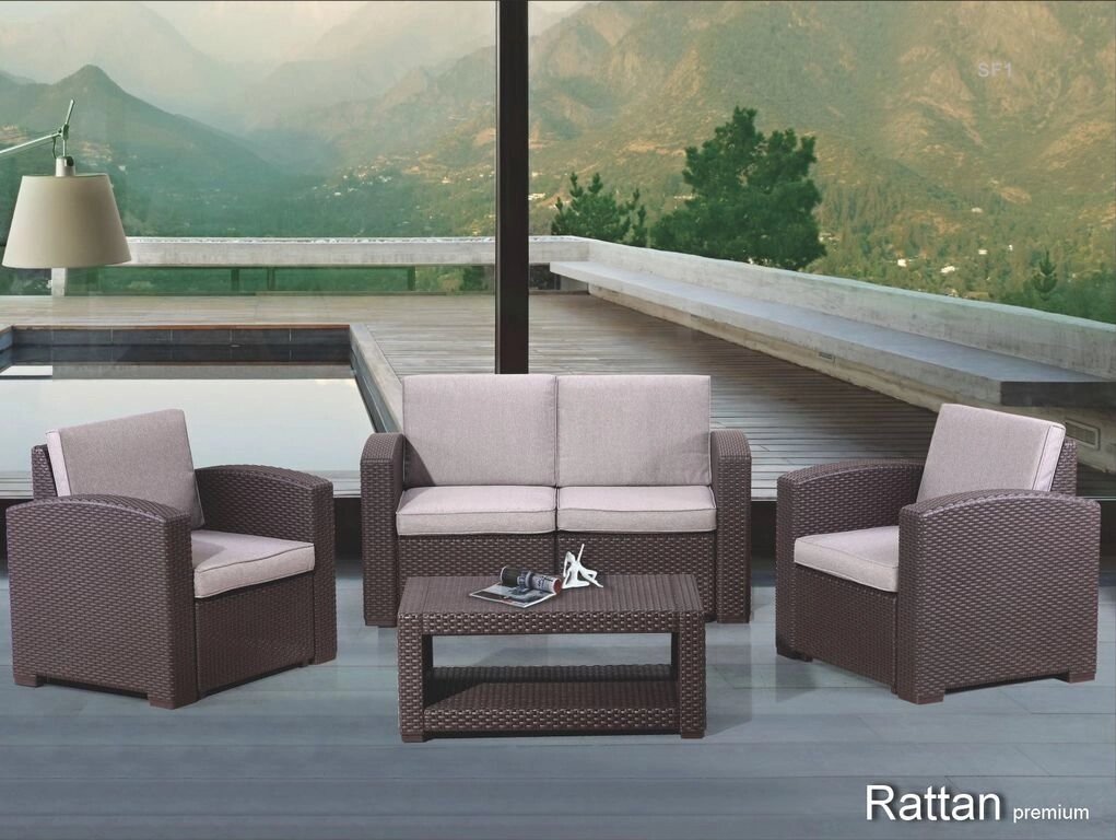 Комплект мебели RATTAN Premium 4 от компании ООО "ДАРСТРОЙ" - фото 1