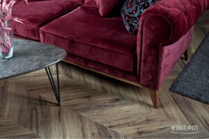 Ламинат SPC Vinilam PARQUET CHEVRON Шеврон Лувр I107516