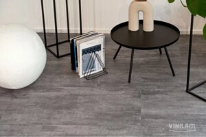 Ламинат SPC Vinilam CERAMO VINILAM Stone Цемент Серый 71616