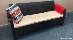 Мебель для сада и кафе "Yalta Sofa 3 Seat"