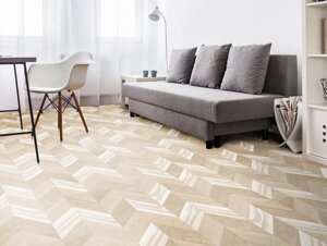 Пол пробковый Corkstyle Chevron Cream