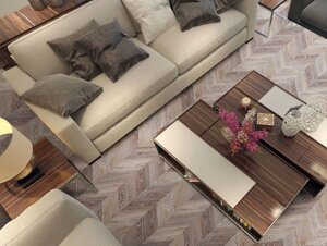 Пол пробковый Corkstyle Chevron Brown