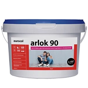 Шпатлевка дисперсионная многоцелевого применения Arlok 90 от компании ООО "ДАРСТРОЙ" - фото 1