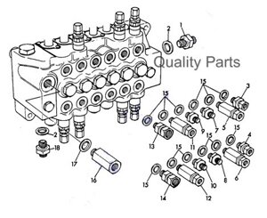 JCB3CX, гидрораспределитель, JCB4CX, 333/D0712, 332/F6665.