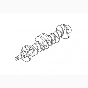Коленчатый вал (J908031, J929036) на Case WX150