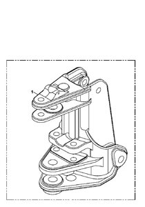 Поворотная станина (седло, конек) на экскаватор-погрузчик Hidromek 102B, 102S