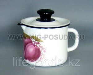 Кружка 1л с нос. с/кр (белая) арт. 40204-072/4 /СА