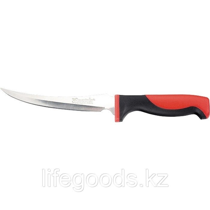 Нож рыбака "FILLET KNIFE" small, 150 мм, двухкомпонентная рукоятка, пластиковые ножны Matrix Kitchen 79108 от компании Интернет магазин товаров для дома, сада, отдыха и посуды - LifeGoods - фото 1