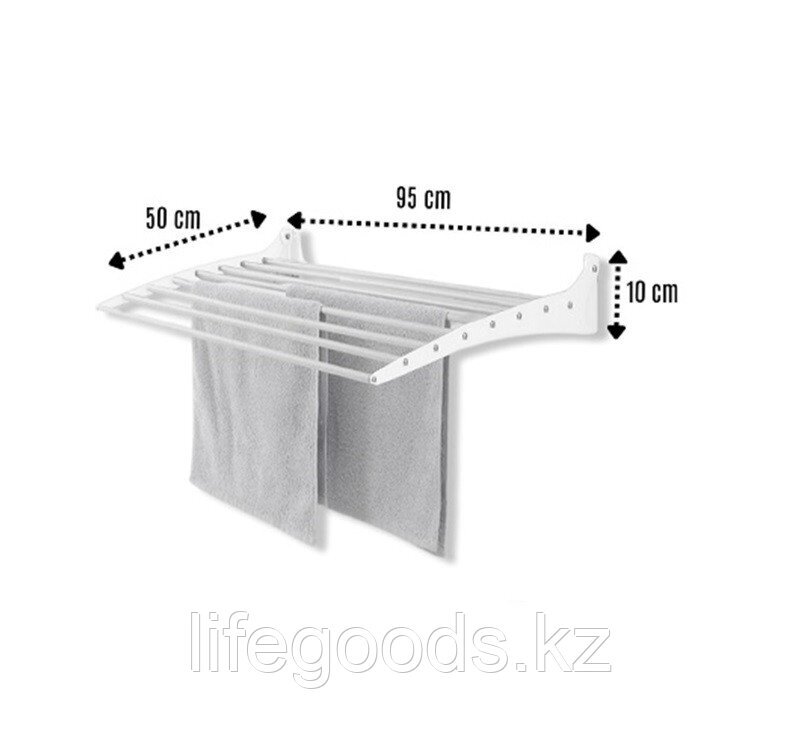 Откидная настенная сушилка HMP-1002-03 от компании Интернет магазин товаров для дома, сада, отдыха и посуды - LifeGoods - фото 1