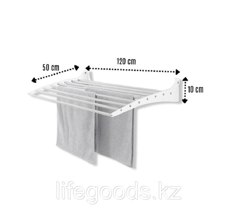 Откидная настенная сушилка HMP-1002-04 от компании Интернет магазин товаров для дома, сада, отдыха и посуды - LifeGoods - фото 1