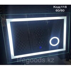 Зеркало с подсветкой, 60см х 80см LED-113