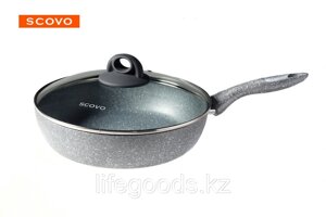 Сотейник Scovo Stone Pan, 24 см, с крышкой ST-021