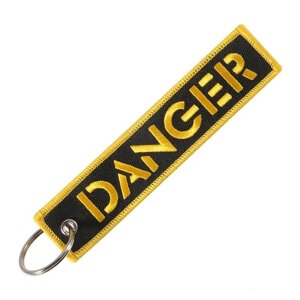 Брелок-ремувка Danger, черный цвет