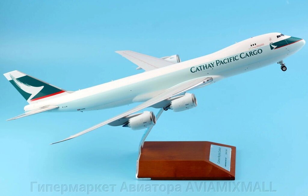 Модель самолета Boeing 747-8 B-LJM в ливрее Cathay Pacific Cargo, масштаб 1/200 от компании Гипермаркет Авиатора AVIAMIXMALL - фото 1