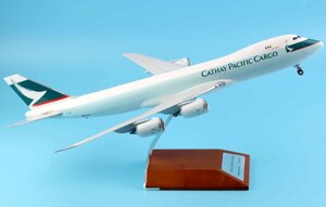 Модель самолета Boeing 747-8 B-LJM в ливрее Cathay Pacific Cargo, масштаб 1/200