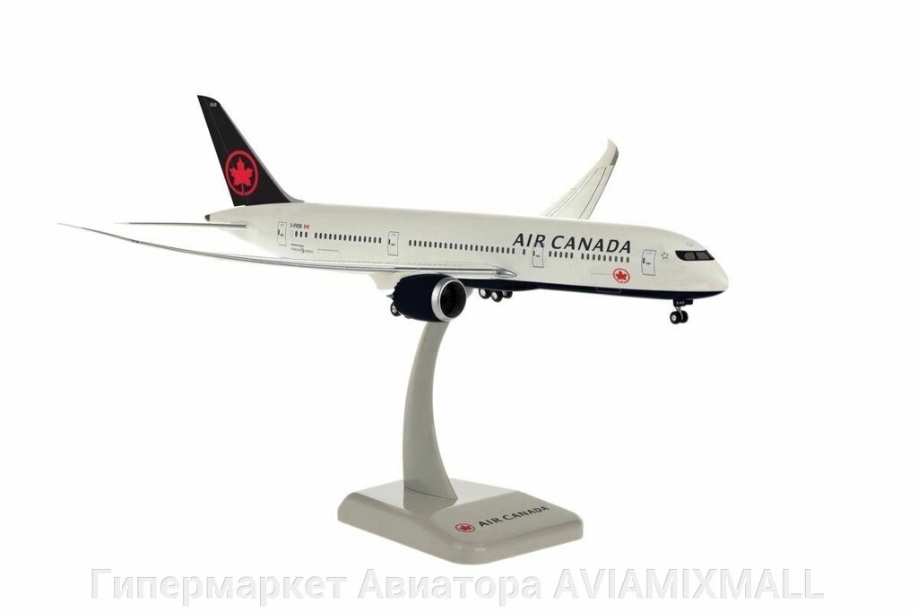 Модель самолета Boeing 787-9 в ливрее Air Canada, масштаб 1/200 от компании Гипермаркет Авиатора AVIAMIXMALL - фото 1