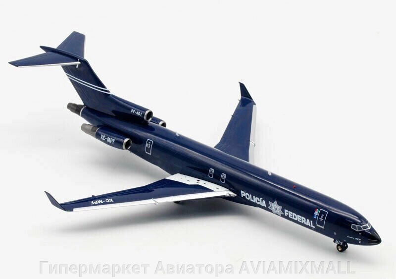 Модель самолета Boeing 727-200 XC-MPF в раскраске Policia Federal Preventiva, масштаб 1/200 от компании Гипермаркет Авиатора AVIAMIXMALL - фото 1