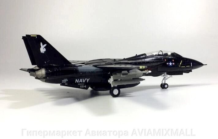 Модель самолета-истребителя F-14A Grumman в раскраске Tomcat, масштаб 1/100 от компании Гипермаркет Авиатора AVIAMIXMALL - фото 1