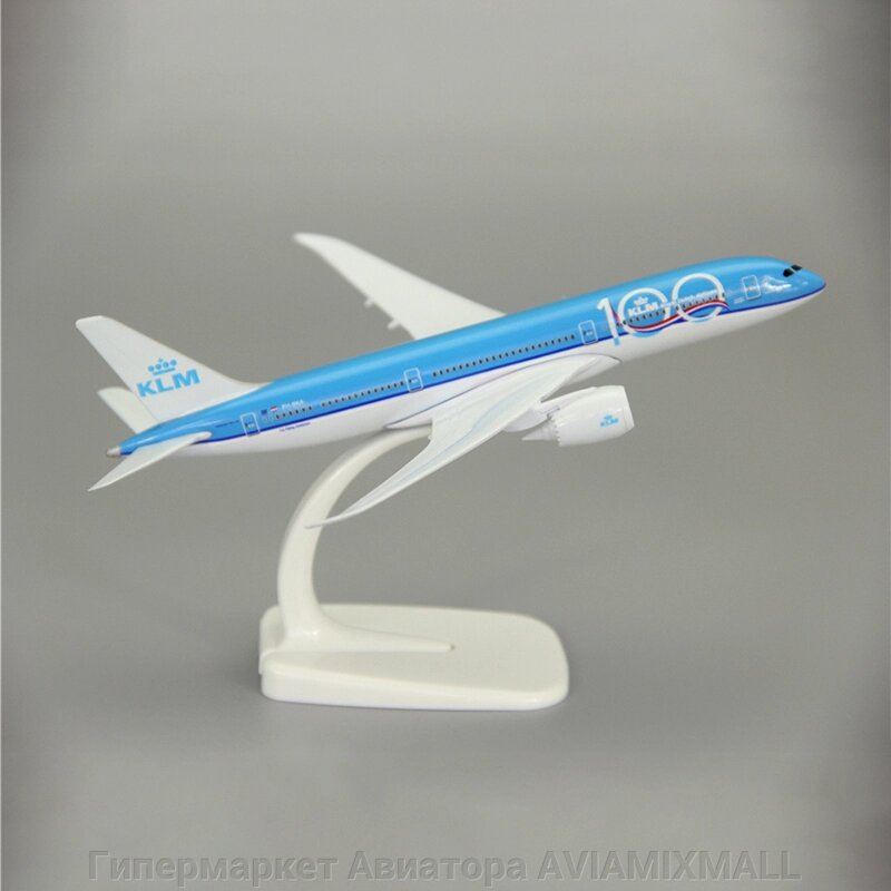 Модель самолета Boeing 787-10 Dreamliner в ливрее KLM, масштаб 1/350 от компании Гипермаркет Авиатора AVIAMIXMALL - фото 1