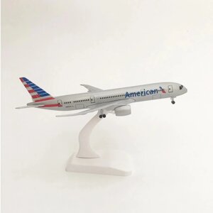 Модель самолета Boeing 787 в ливрее American Airlines, масштаб 1/350