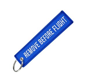 Брелок-ремувка Remove before flight, темно-синий цвет