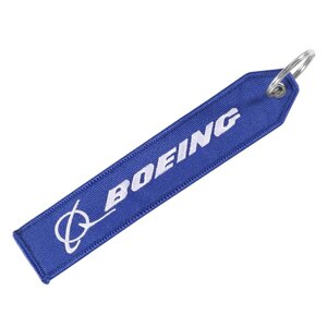 Брелок-ремувка Boeing logo, синий/белый цвет