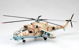 Модель вертолета МИ-24 ОКБ имени М. Л. Миля, ВВС России, масштаб 1/72