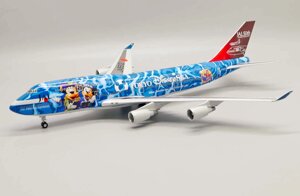 Модель самолета Boeing 747-400 JA8912 в ливрее JAL Disney Sea, масштаб 1/200