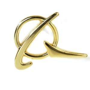 Значок символ компании Boeing, золотистый