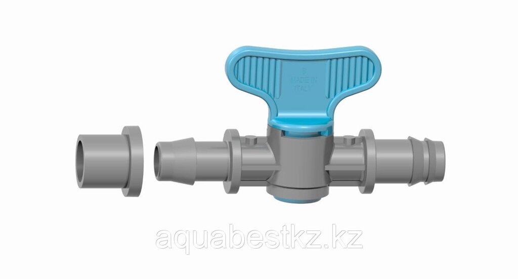Фитинг кран (ерш) для капельной трубки с резинкой от компании Aquabest - фото 1