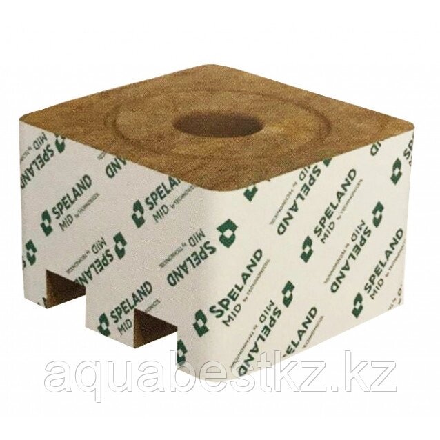 Кубики для рассады SPELAND MID 100х100х65 20/15-1-(0) -20 (огуречные) (минераловатный субстрат) от компании Aquabest - фото 1