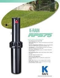 Роторный дождеватель  RPS-75 K-Rain от компании Aquabest - фото 1