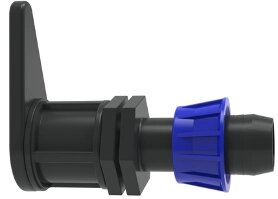Стартовый коннектор для лейфлет и капельной ленты dn16 от компании Aquabest - фото 1