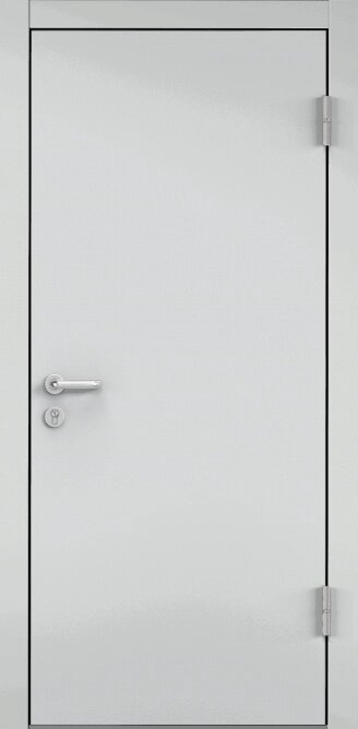 Дверь противопожарная EI 60 RAL 7035 серый / RAL 7035 серый от компании Selectus - фото 1
